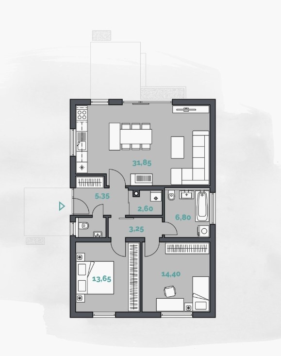 POZEMKY 12km OD L.MIKULÁŠA//PROJEKT ZELENÉ ÚDOLIE - 3