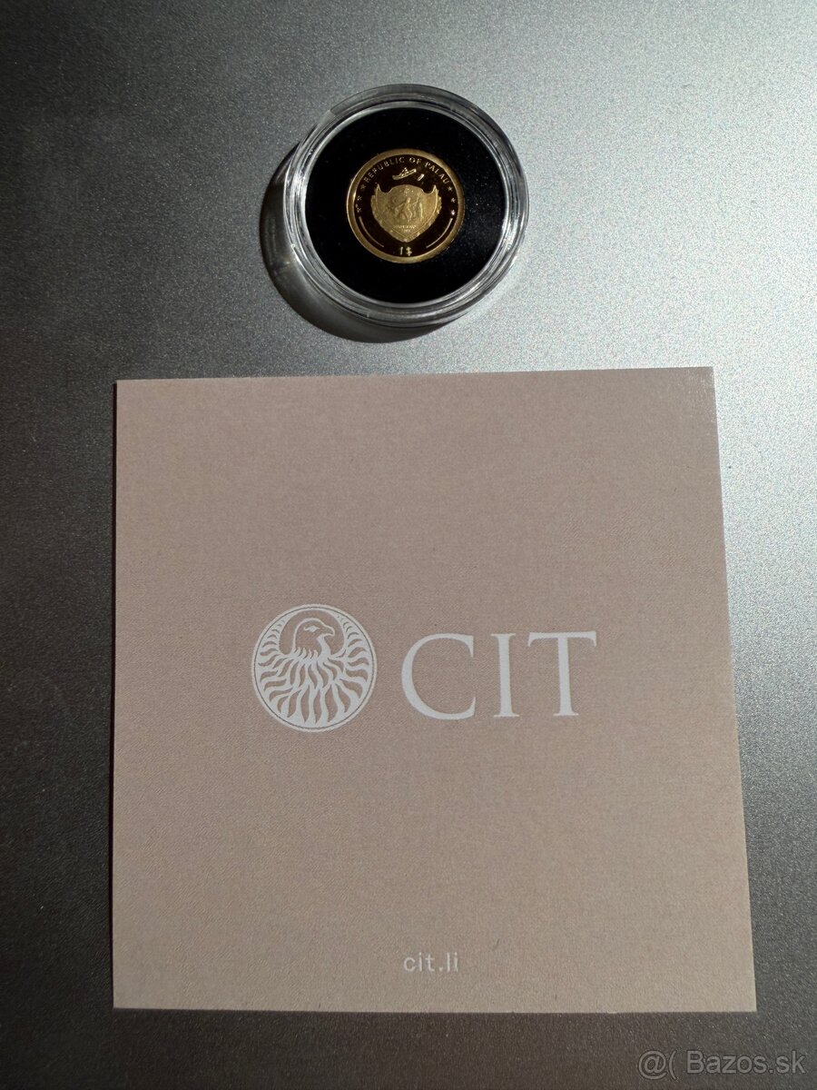 Zlatá minca 1$ Štvorlístok - 3