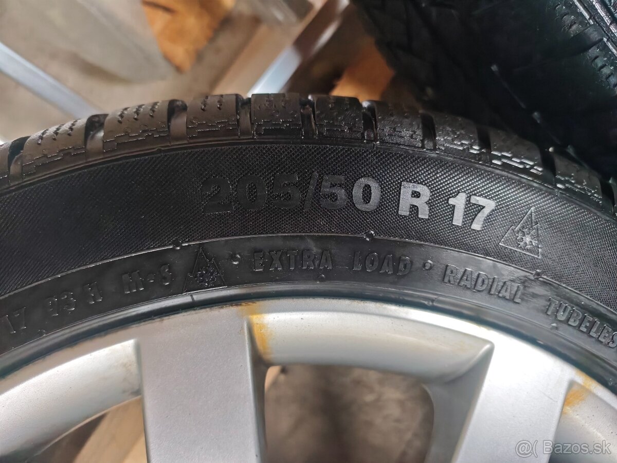 zimná sada Škoda 5x112 205/50 R17 - 3