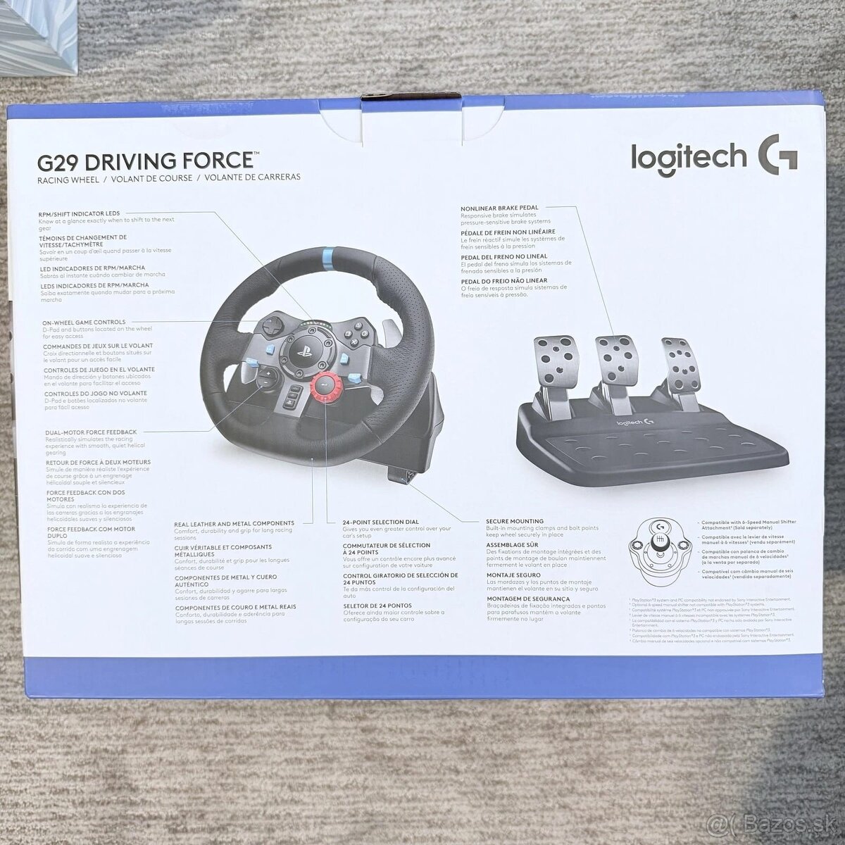 Nový volant - s pedály Logitech G29 Driving Force - 3
