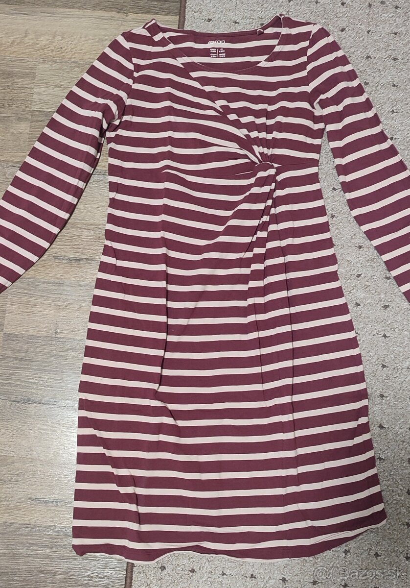 Tehotenské šaty S/M + pančušky - 3