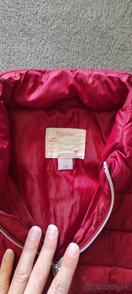 Dievčenská.prešívaná bunda 116 - 3