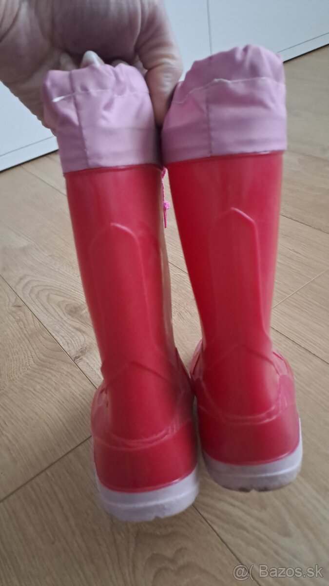 Červené gumáky veľ. 33 - 3