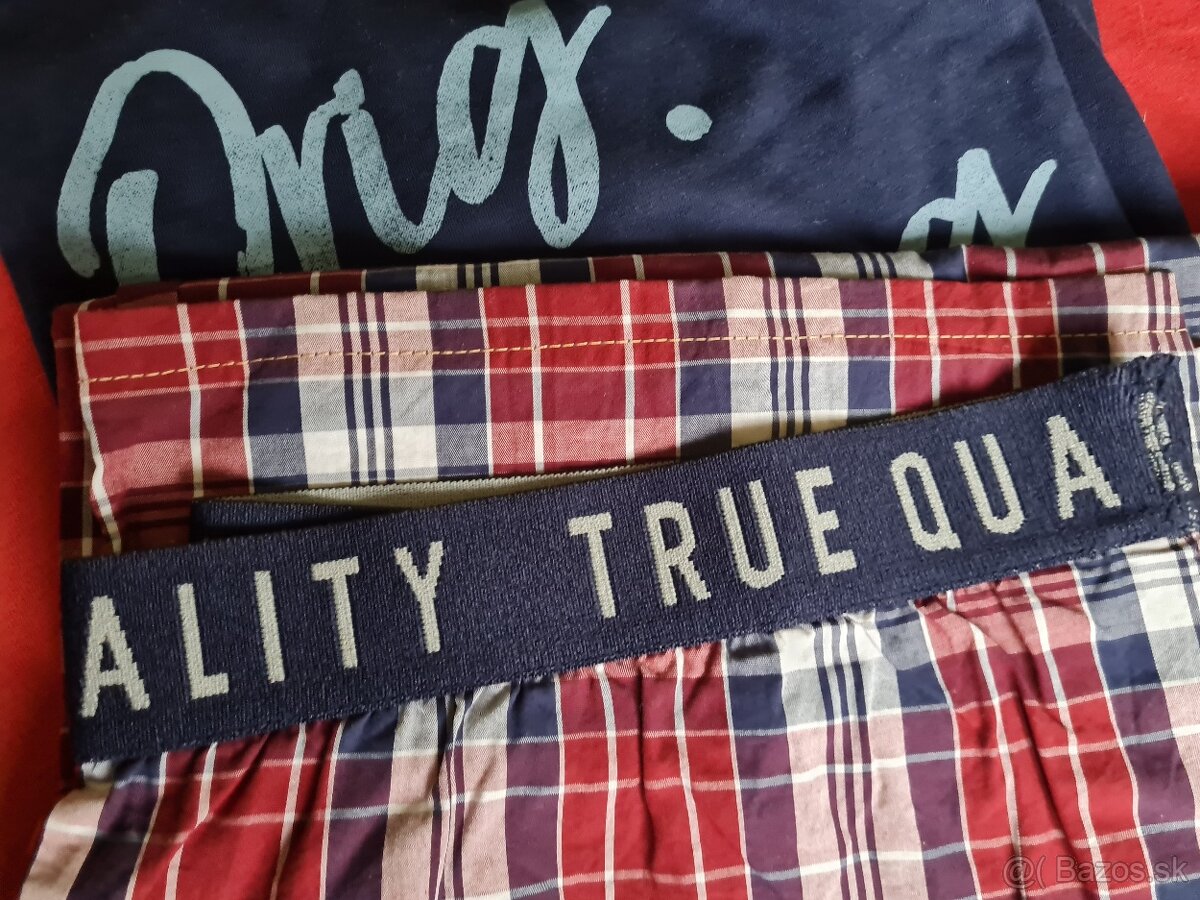 Pánske bavlnené pyžamá - XL - 3