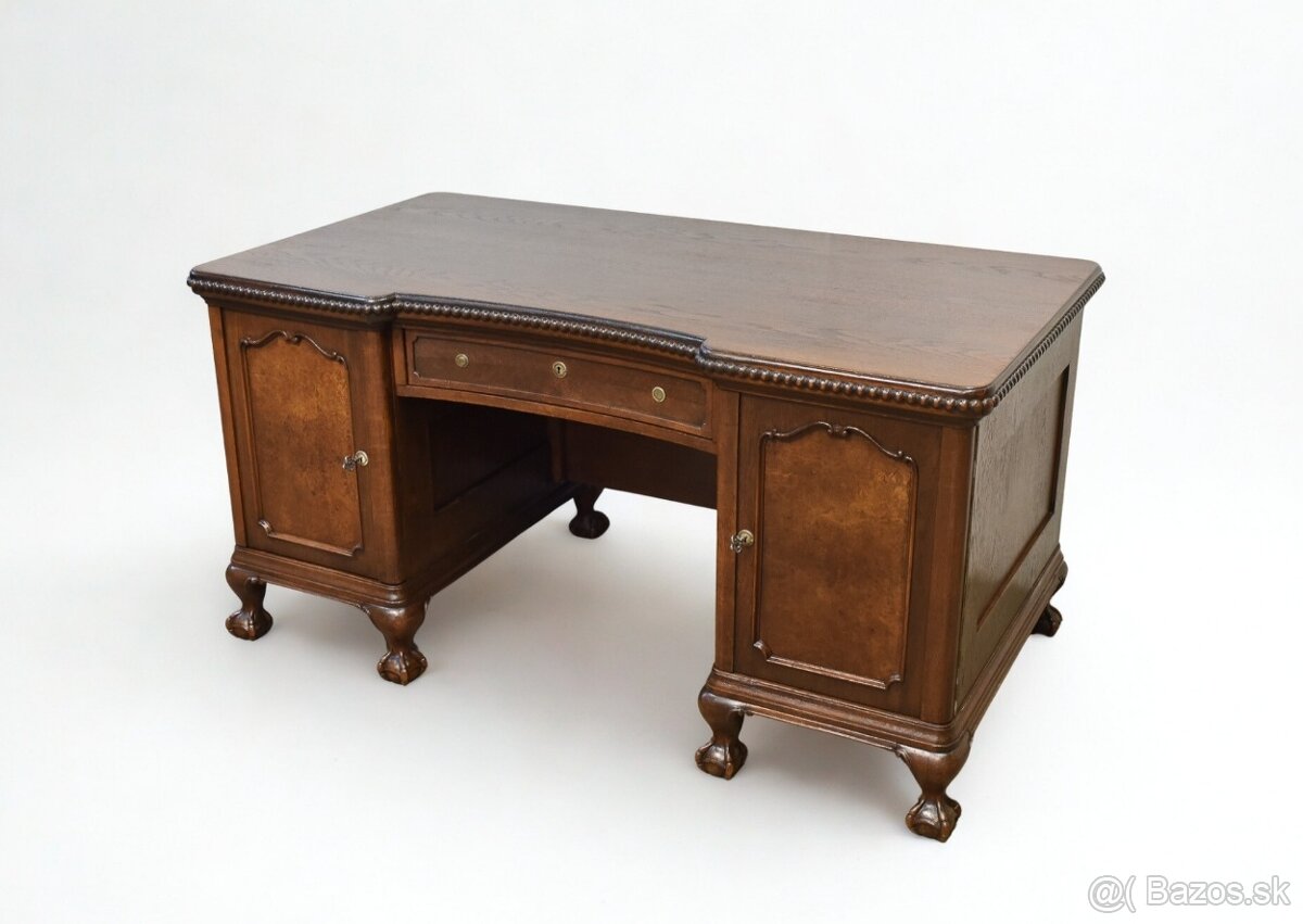 Psací stůl- starožitný nábytok - 3