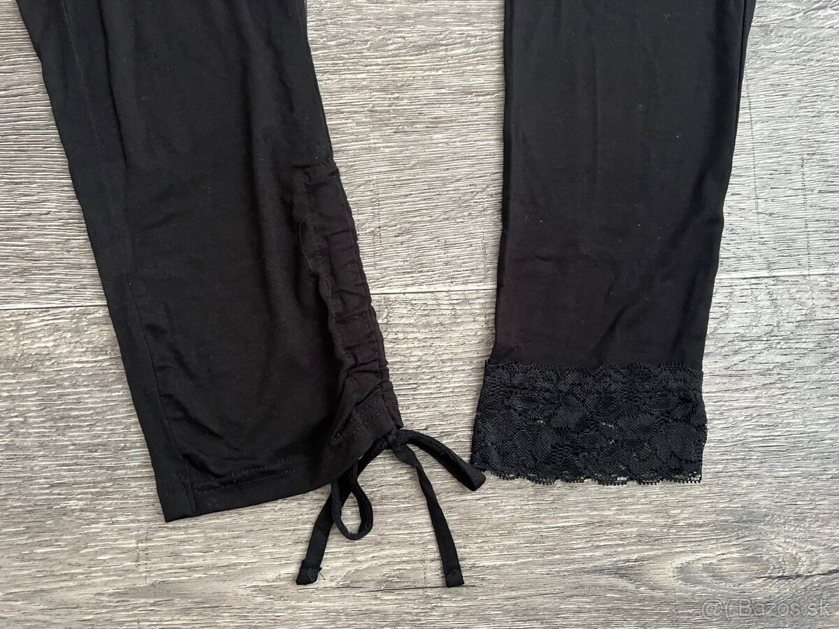 3/4 čierne legíny - 3