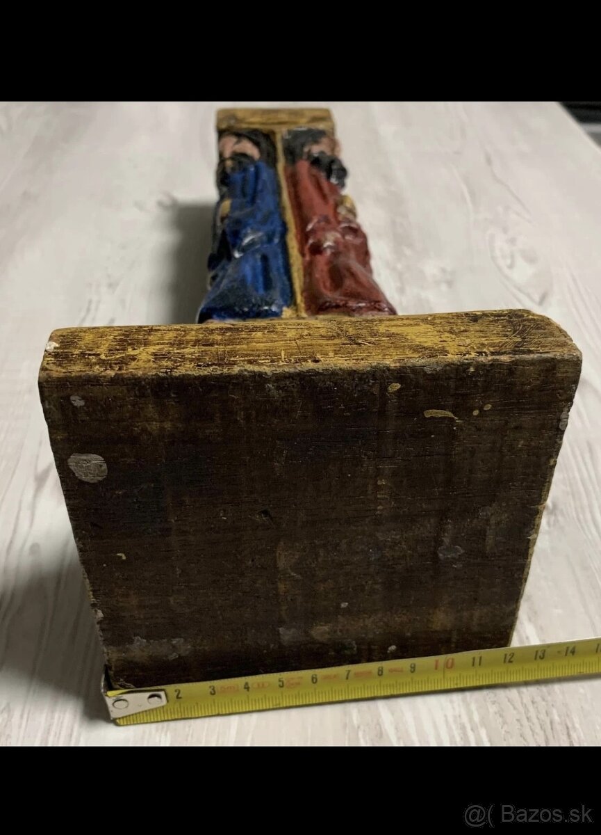 Starý drevený svietnik - 3