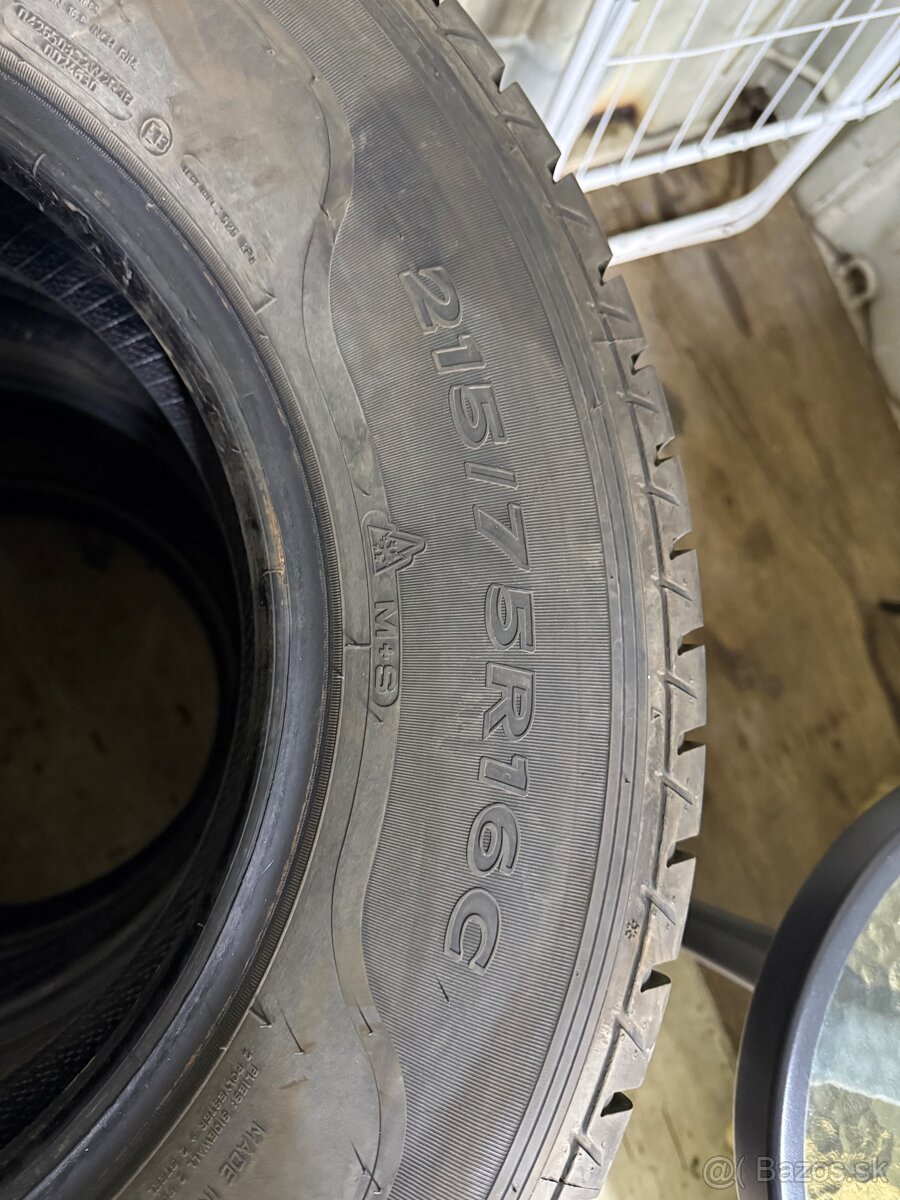 Dodávka 215/75 R16C zimné - 3