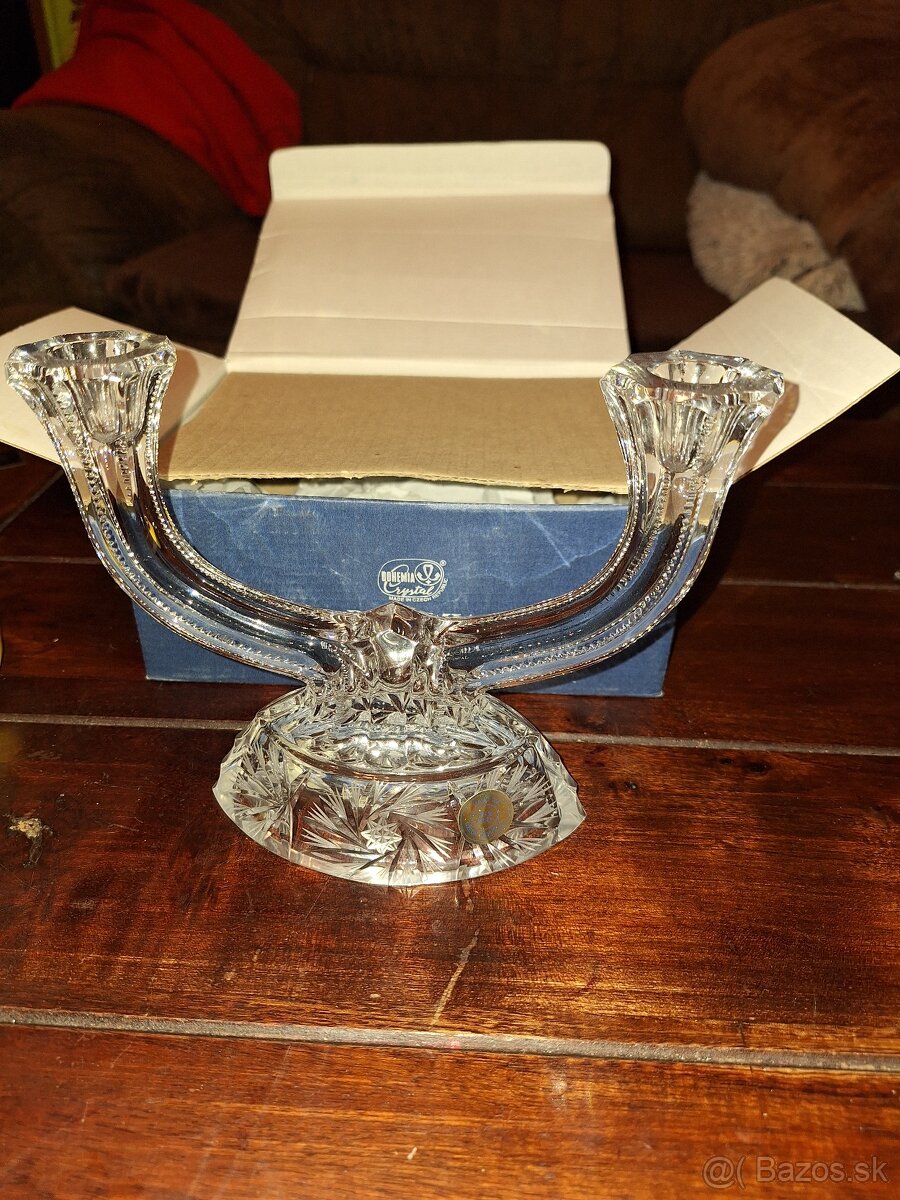 Krištáľový svietnik Bohemia - 3