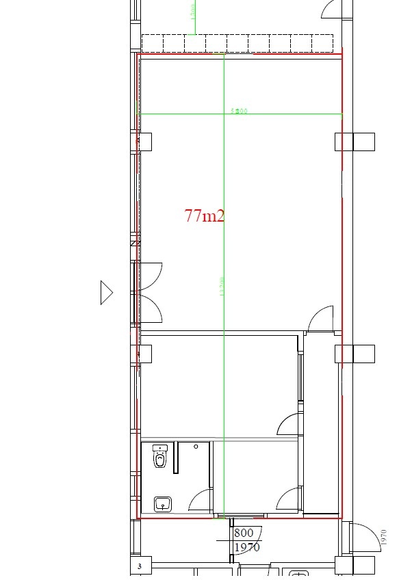 Prenajmeme prevádzkový, skladový, obchodný priestor 77m2 - 3