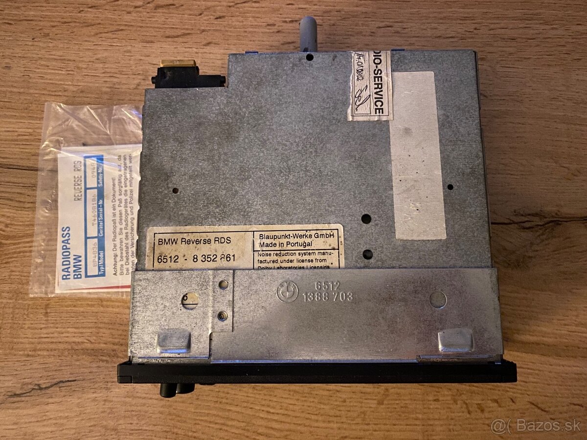 BMW Radio Reverse RDS E24 E28 E30 E31 E32 E34 E36 Z3 - 3