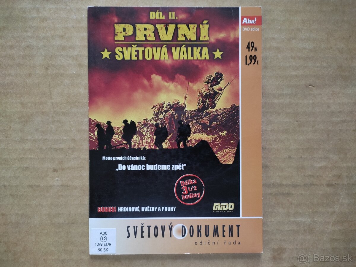 Predám DVD filmy v kartóne...1 - 3