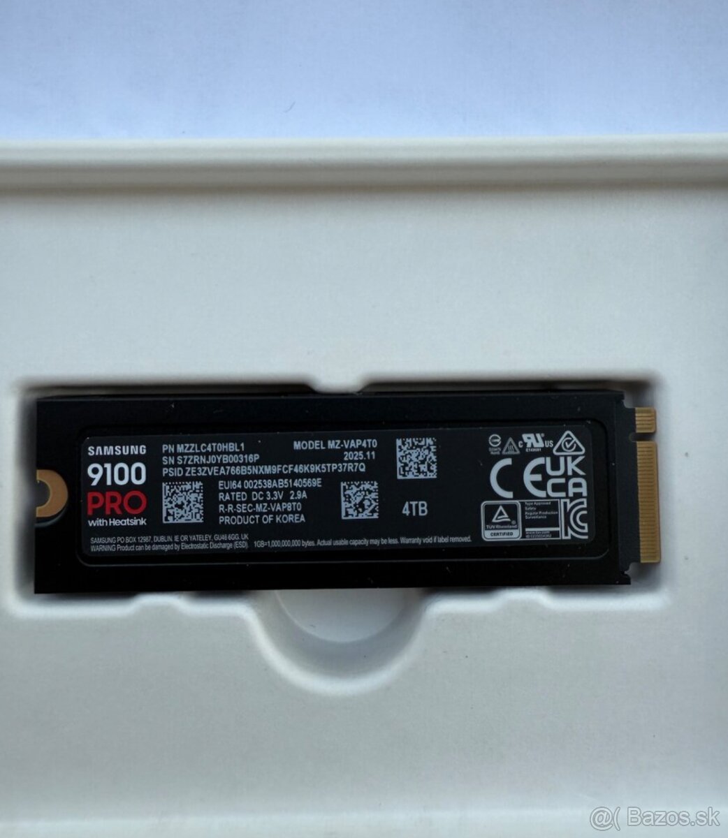 Samsung 9100 PRO 4TB Heatsink - 3