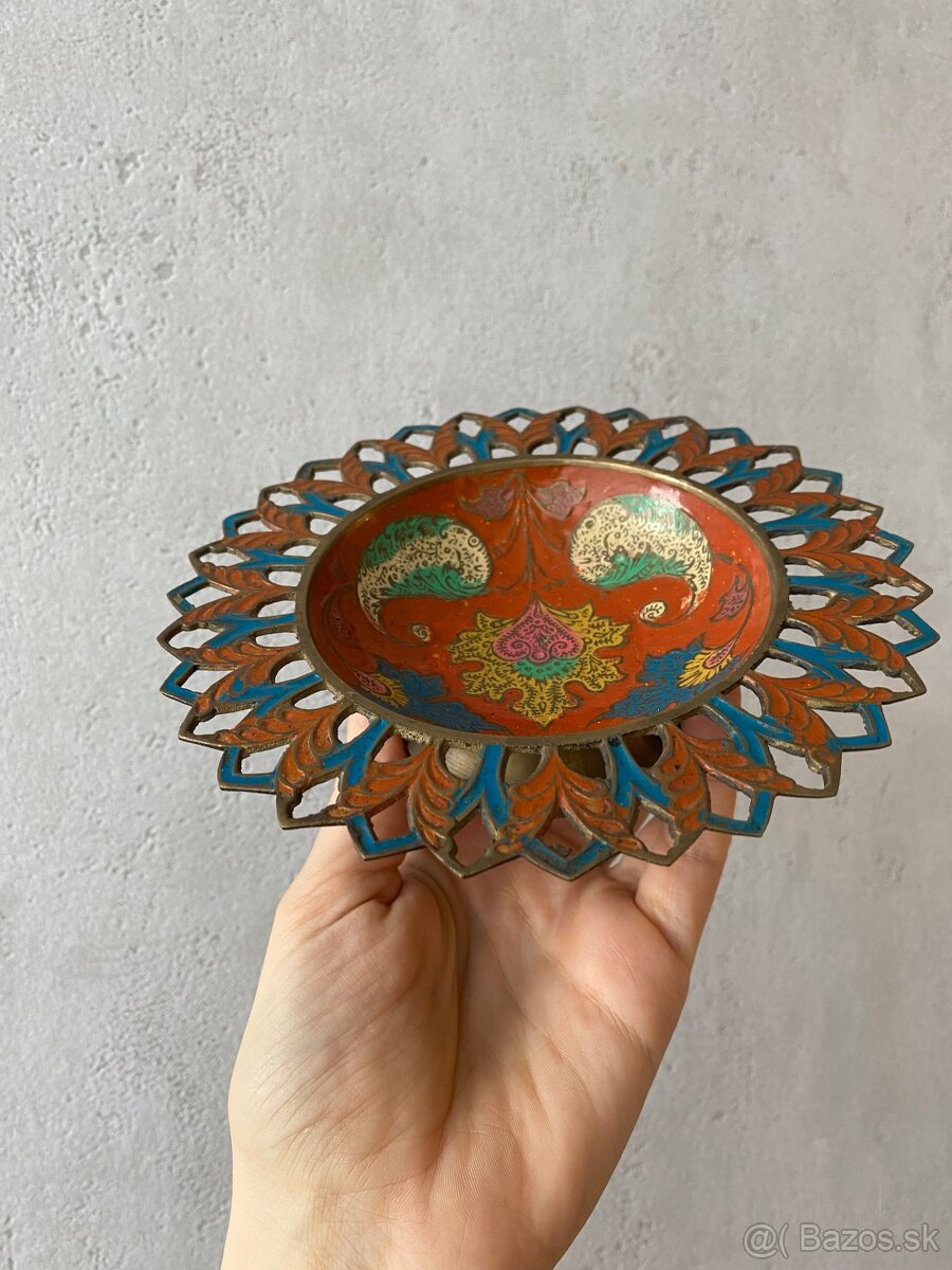 Vintage indická handmade miska 70. roky - 3