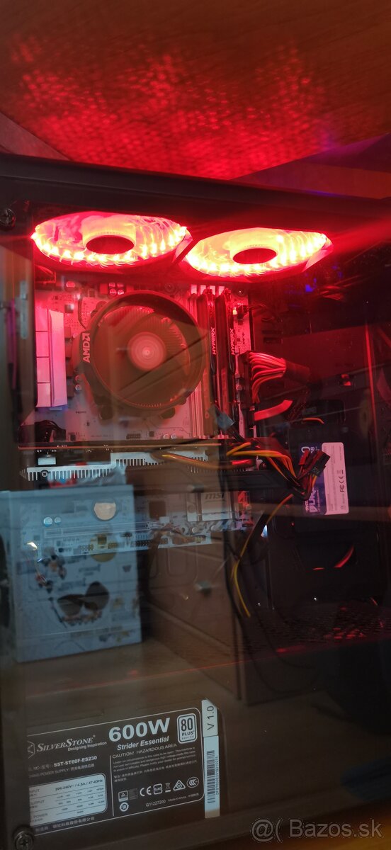 PC Zostava - Gtx 1060 3GB, Ryzen 5 1400, MSI B350M - 3