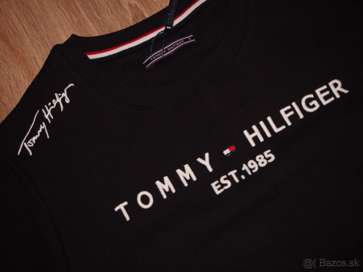 Tommy Hilfiger dámska mikina čierna S - 3
