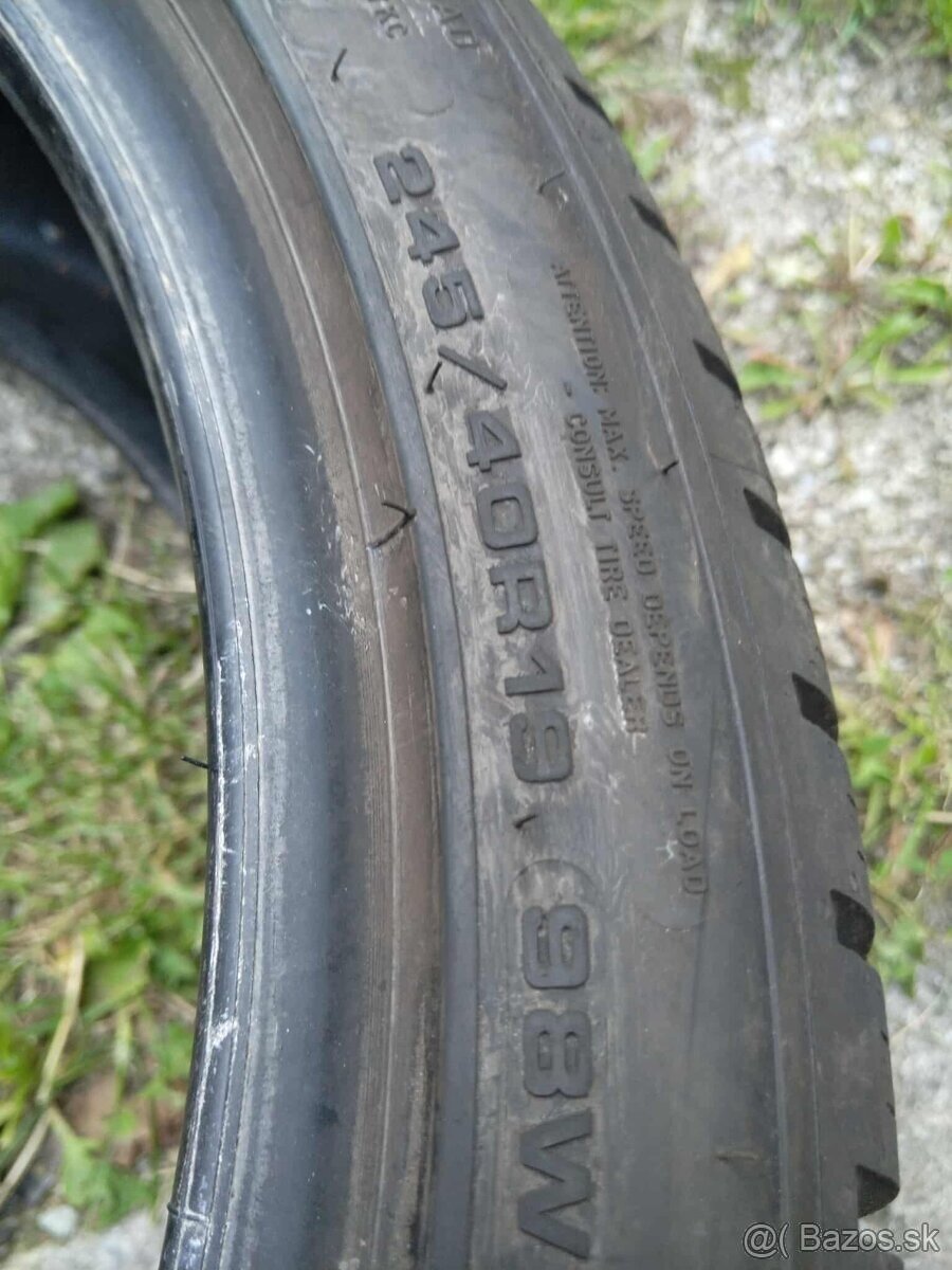 245/40 R 19 zimné 2 ks. - 3