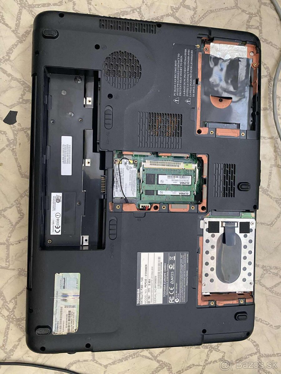 Predám nt toshiba satellite p300 1 a 8 2 jadro 2 gb ram - 3