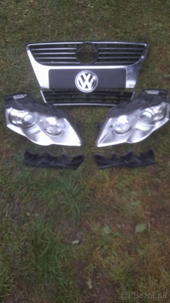 Predne svetla +Maska na VW PASSAT B6 - 3