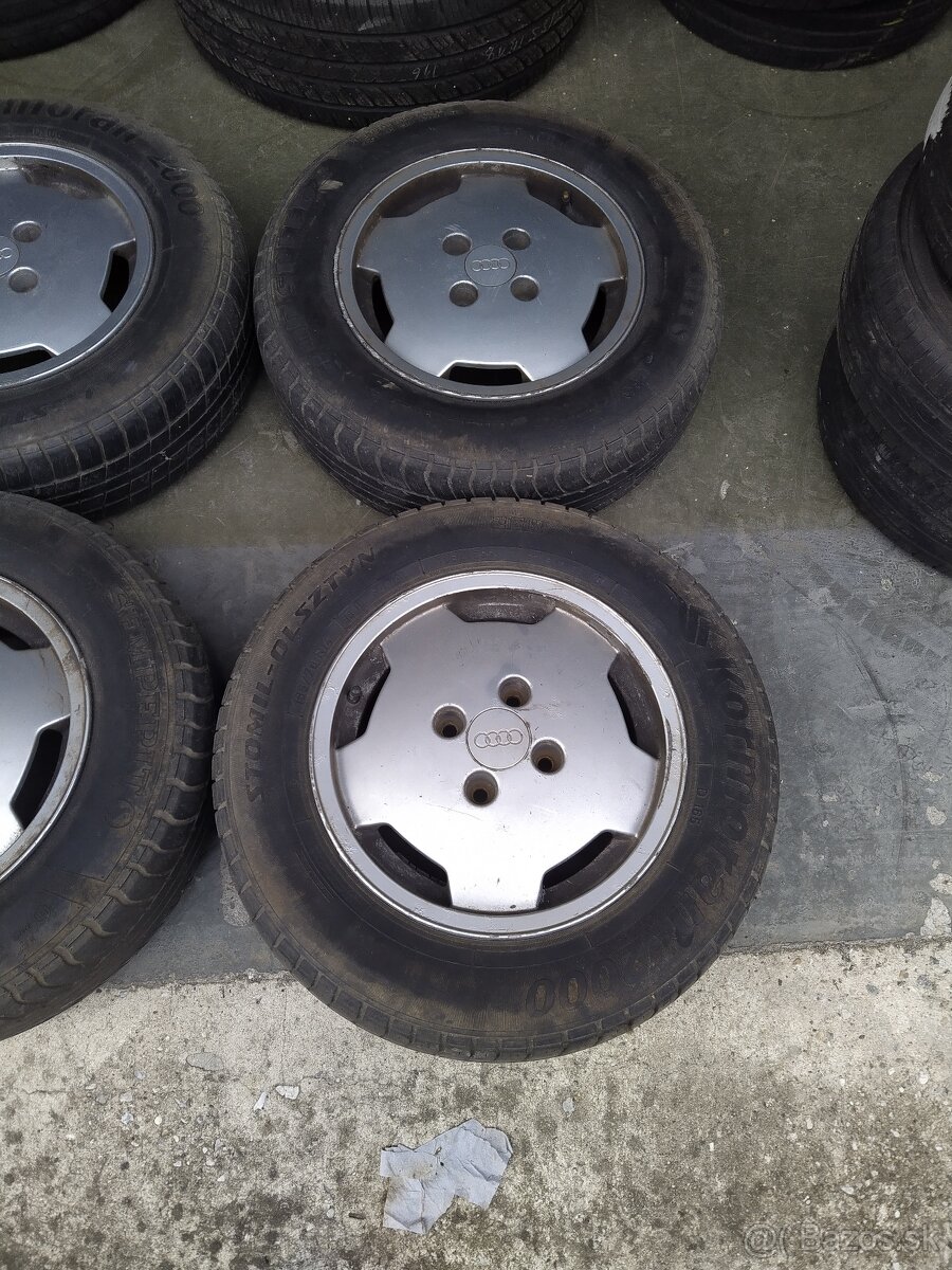 4x100 R14 dobové kolesá Audi - 3