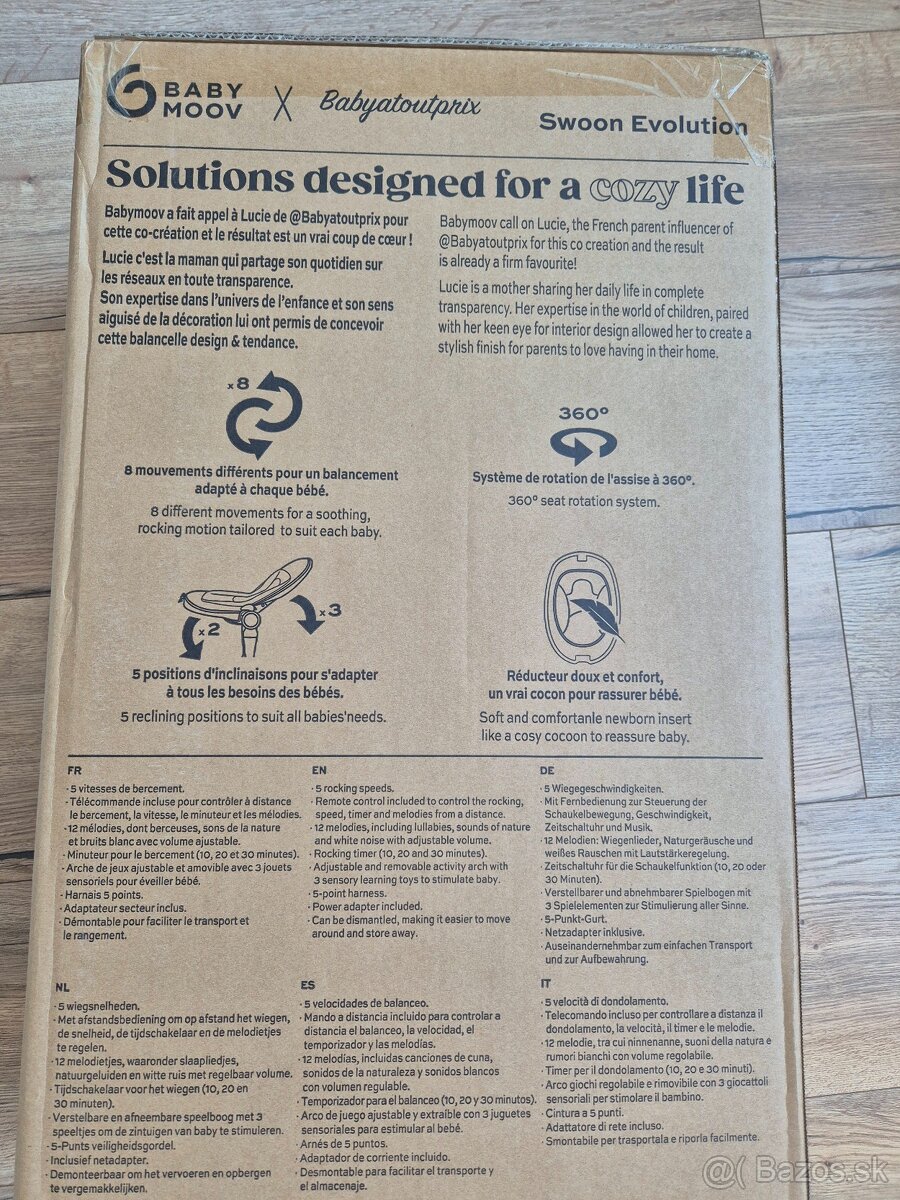 Hojdačka Swoon Evolution Curl White - 3