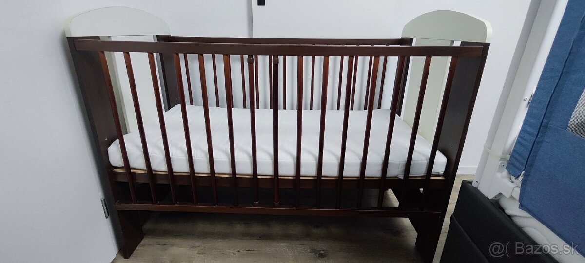 Detská postieľka 60x120cm s matracom - 3