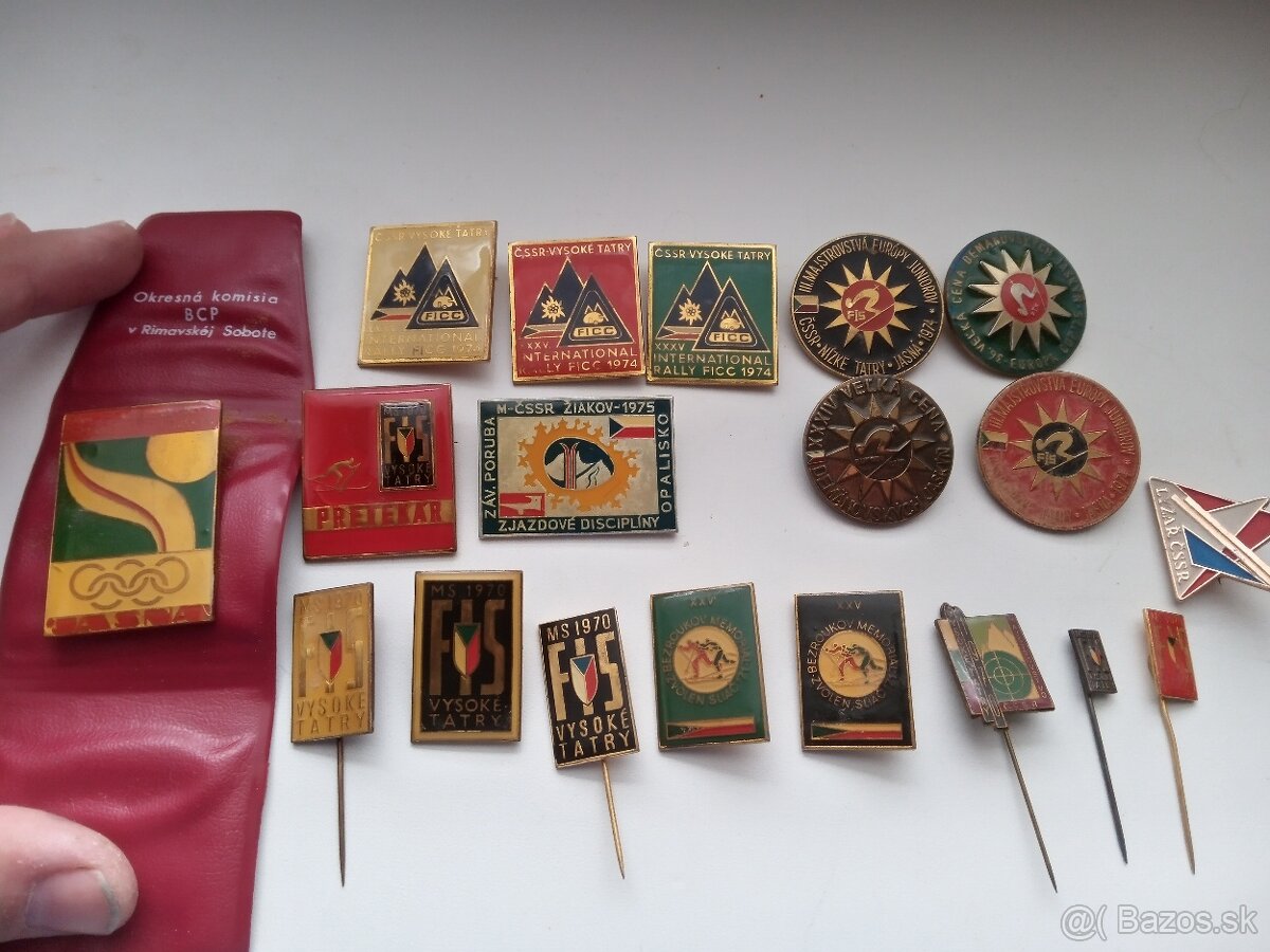 Lyžiarske odznaky.FIS.Lyze. - 3