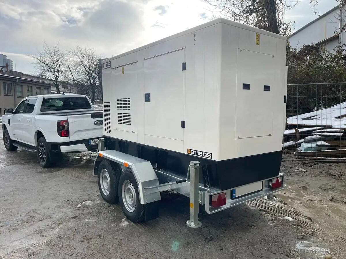 Elektrocentrála JCB 115 kVA na prenájom - 3