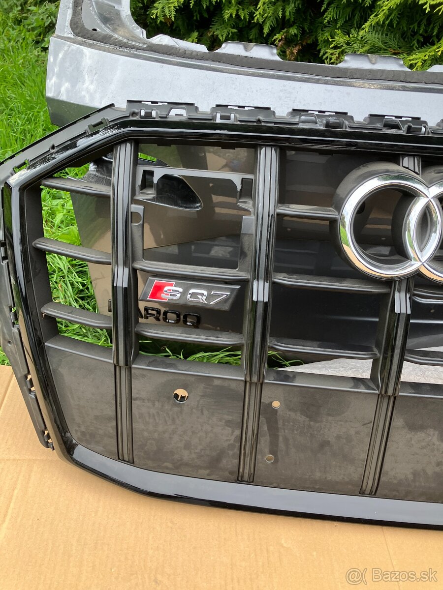 maska mrizka grill audi q7 19- cerna sq7 - 3