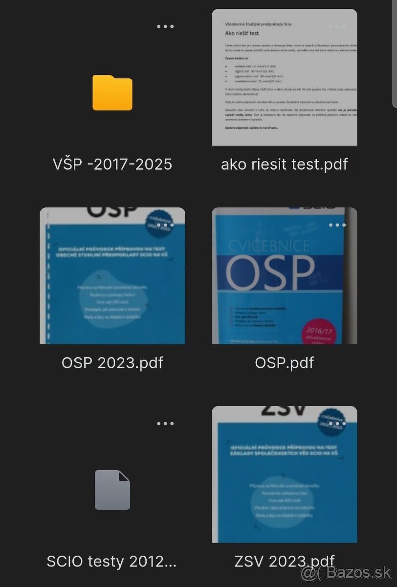 Nové vydanie SCIO testy v PDF - VSP, OSP, ZSV - 3