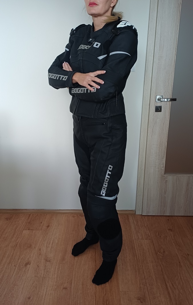 Kožená dámská kombinéza Bogotto Misano - 3