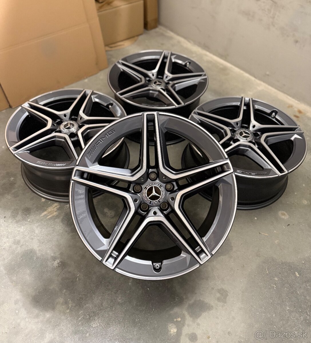 Hlinikove disky Mercedes Benz GLC Coupé AMG C253 5x112 R19 - 3