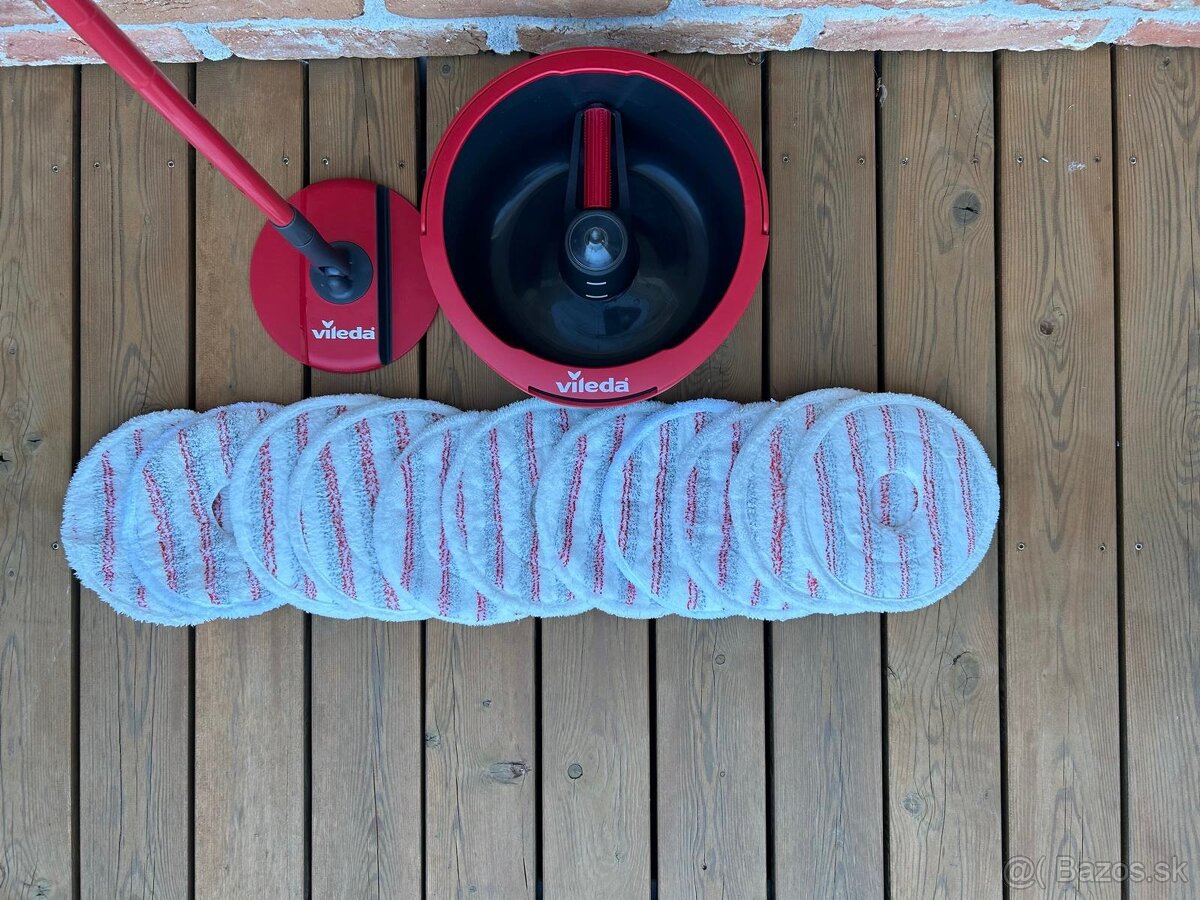 Mop Vileda Spin & Clean + 11 náhradných poťahov - 3