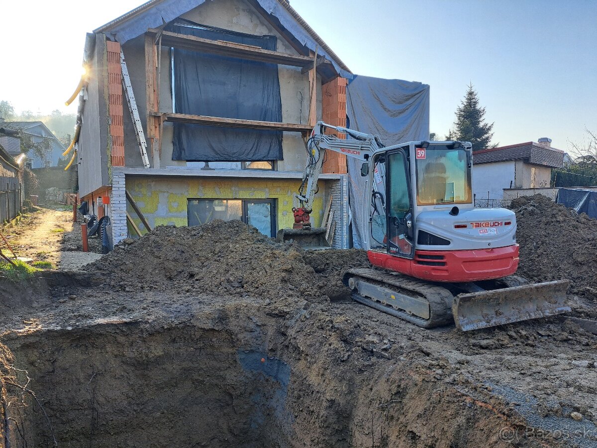 Zemné a výkopové práce,búracie práce, autodoprava, minibager - 3