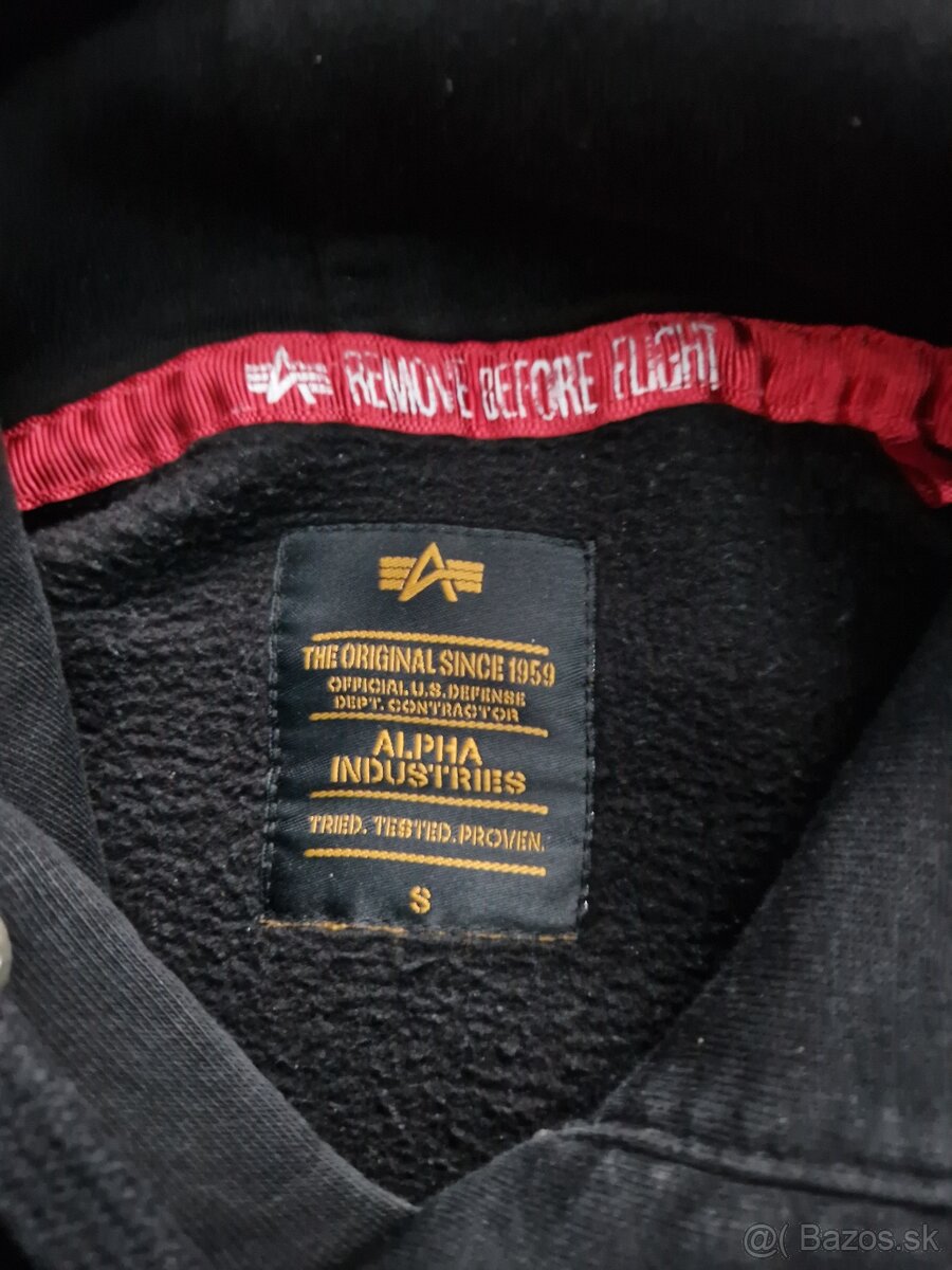 Mikina Alpha Industries pánska vel.S - 3