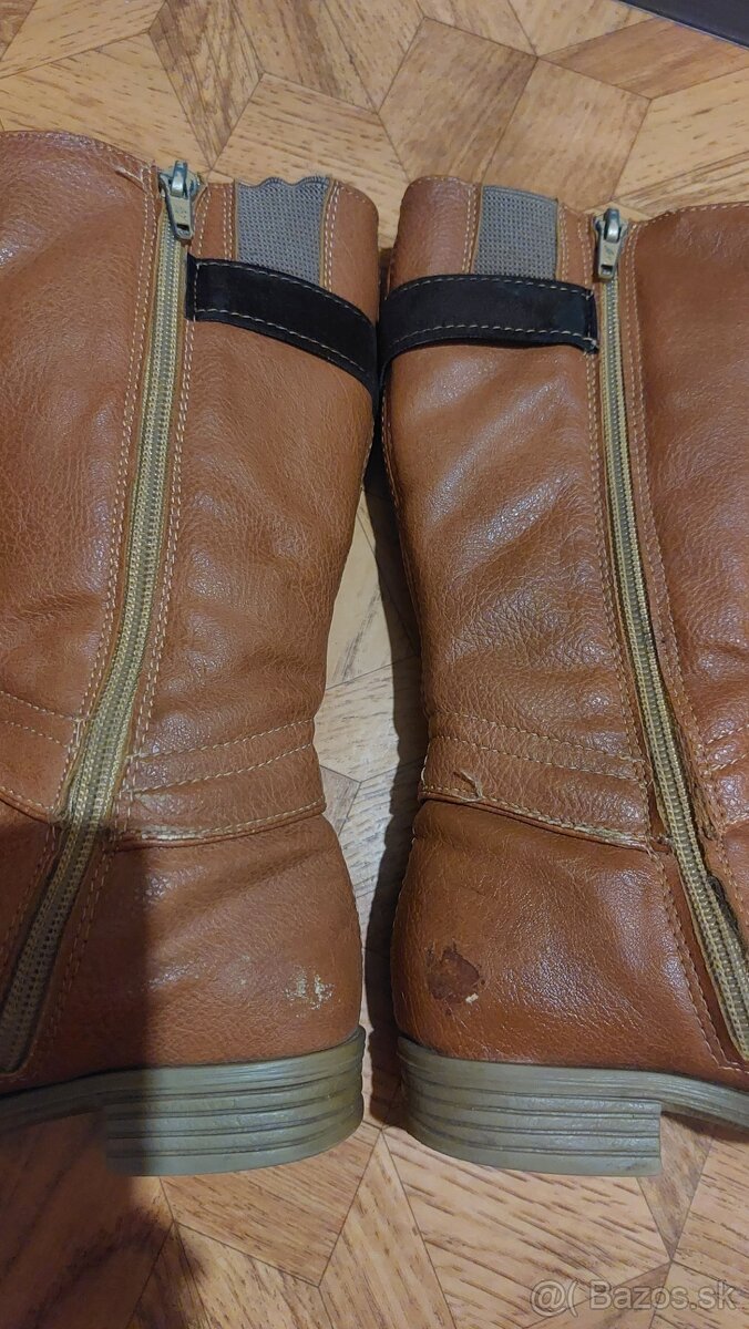 Zimné zateplené čižmy pre dievča v.27 - 3