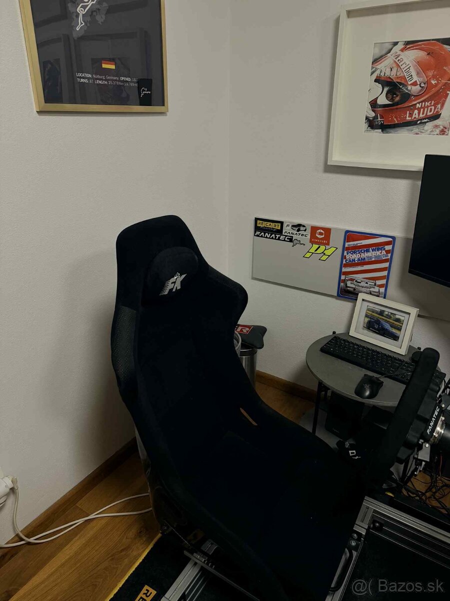 Recart GTRx rig/Držiak triplescreen/Fanatec 8NM PS - 3