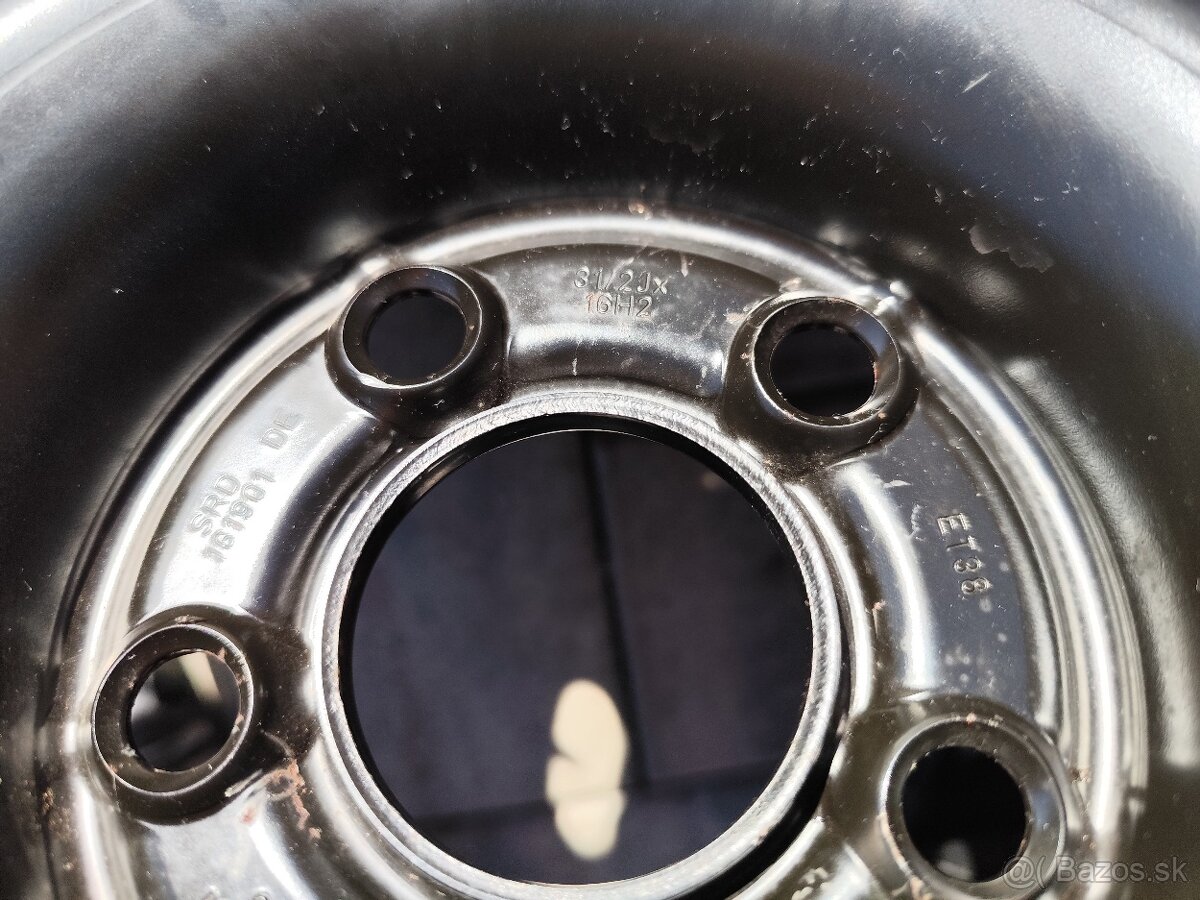 5x100 r16 dojazdove koleso Škoda, Volkswagen, Seat - 3
