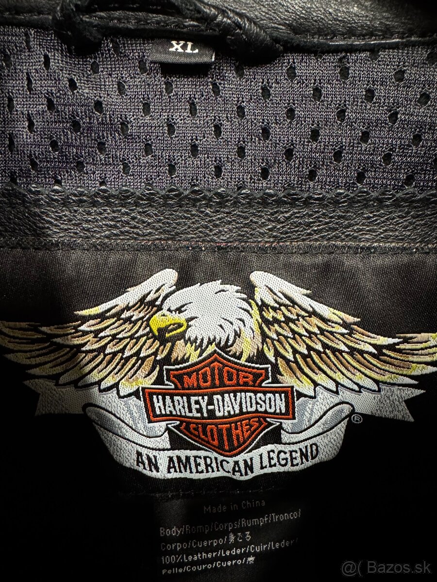 Predám koženú bundu HARLEY DAVIDSON - 3