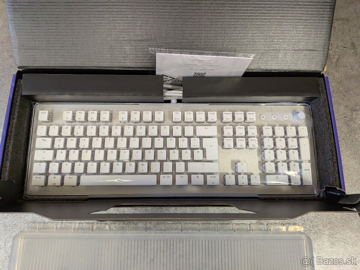 Turtle Beach Vulcan II Max White - herná klávesnica - 3