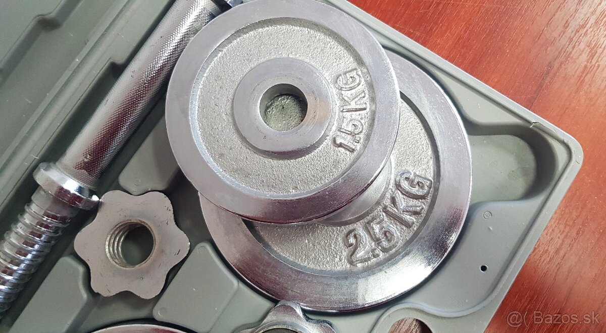 Jednoručná činka-chrom - 3