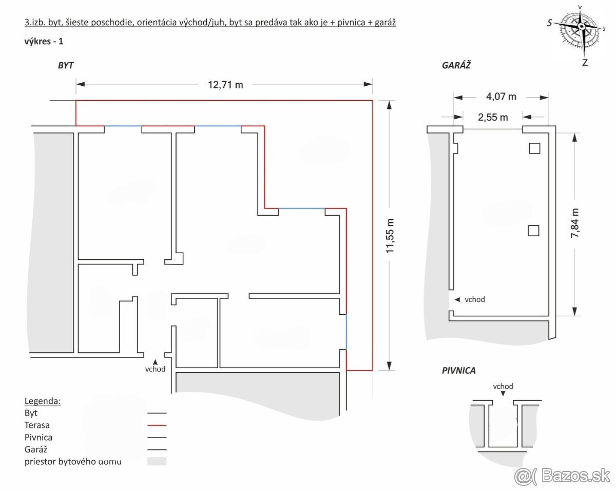 Výnimočný 3-izbový byt, bývajte ako v dome s výhodami bytu - 3