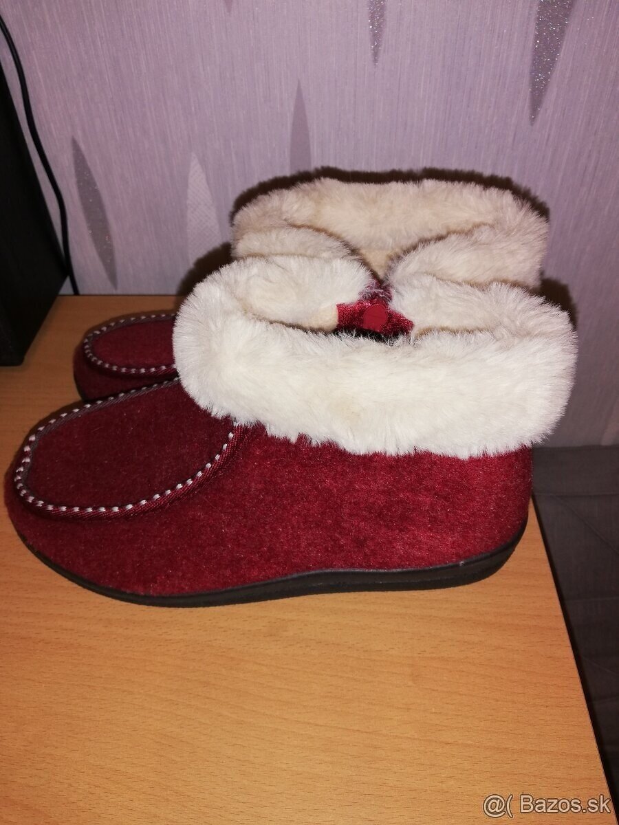Dámske papuče teplé - veľ 37 - 3