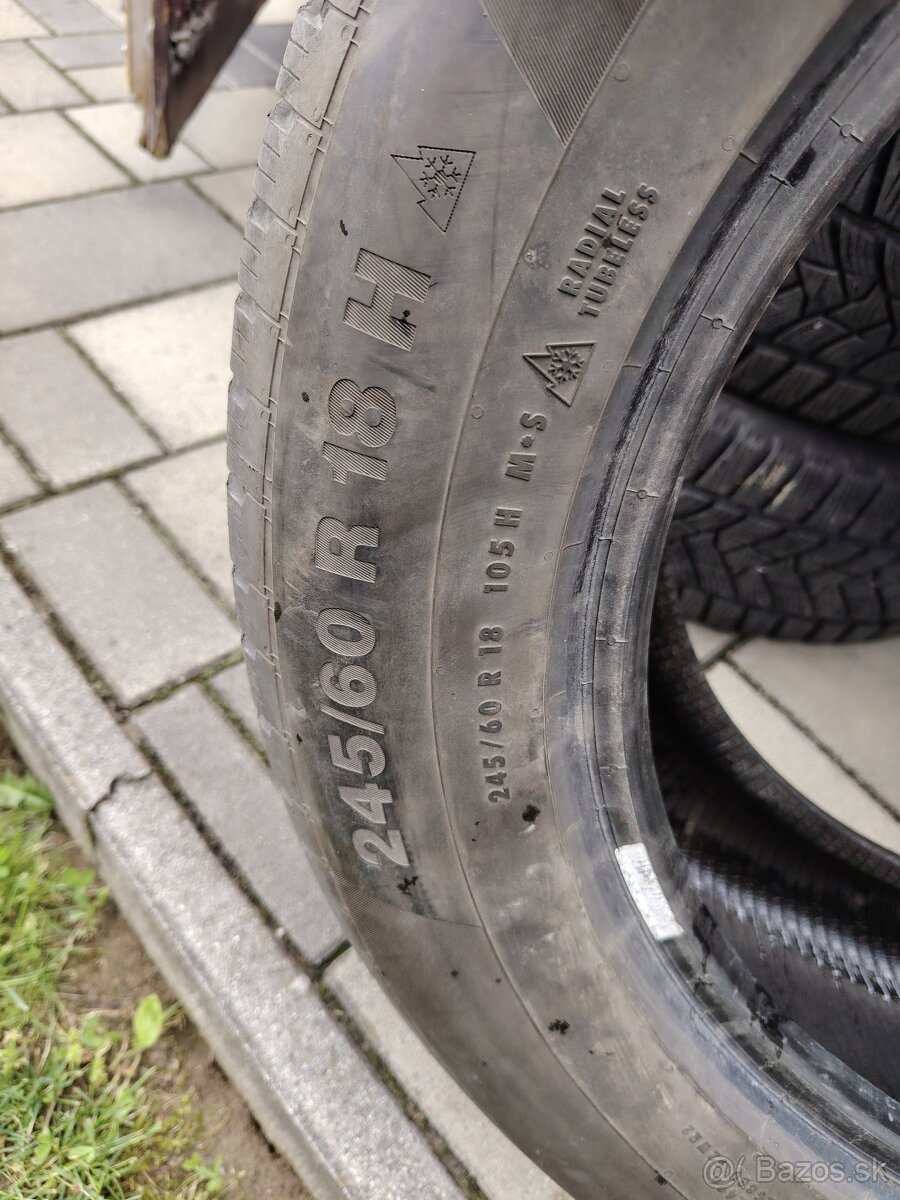 Predám Pneu Contin.245/60R18H ZIMNÉ - 3