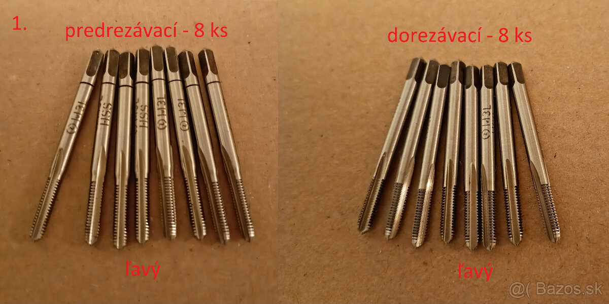 Závitníky a očká na predaj - 3