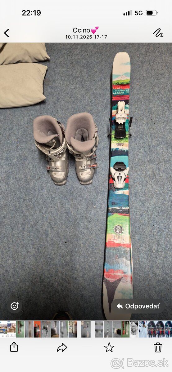 Atomic lyže+lyžiarky - 3