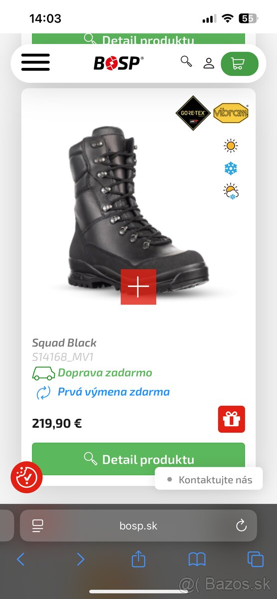 BOSP Vibram goretex - 3