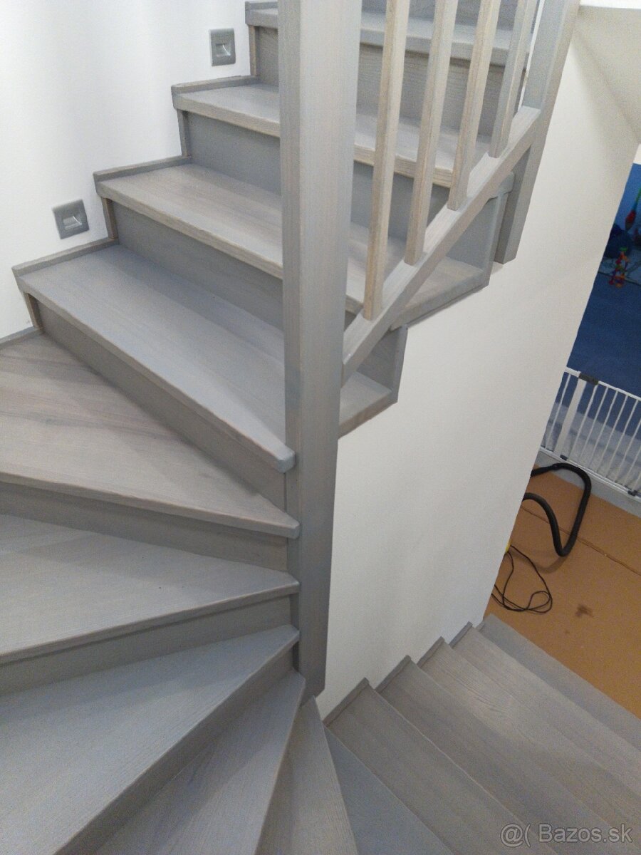 Masívne drevené schody na mieru. Martin, Žilina a okolie - 3