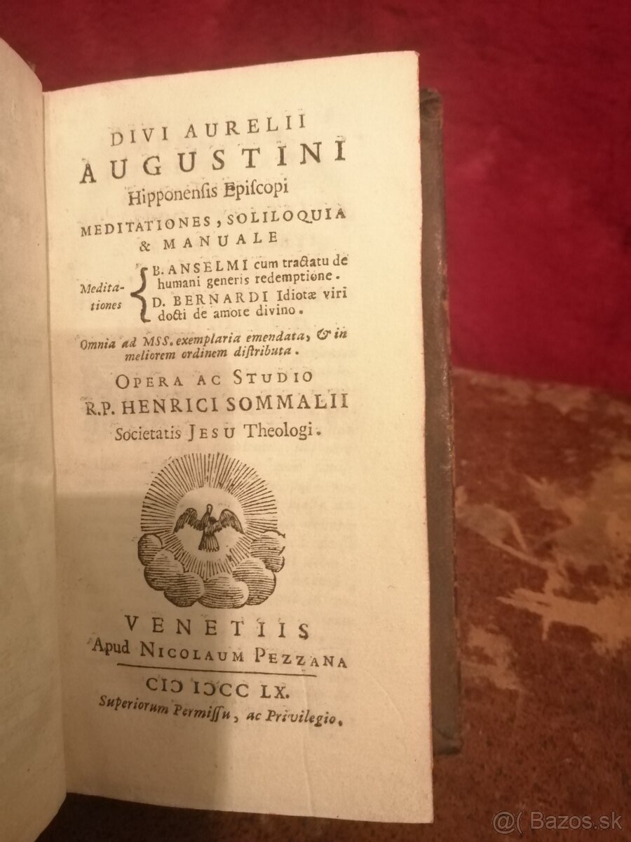 Stará vzácna kniha Viedeň 1760 - 3