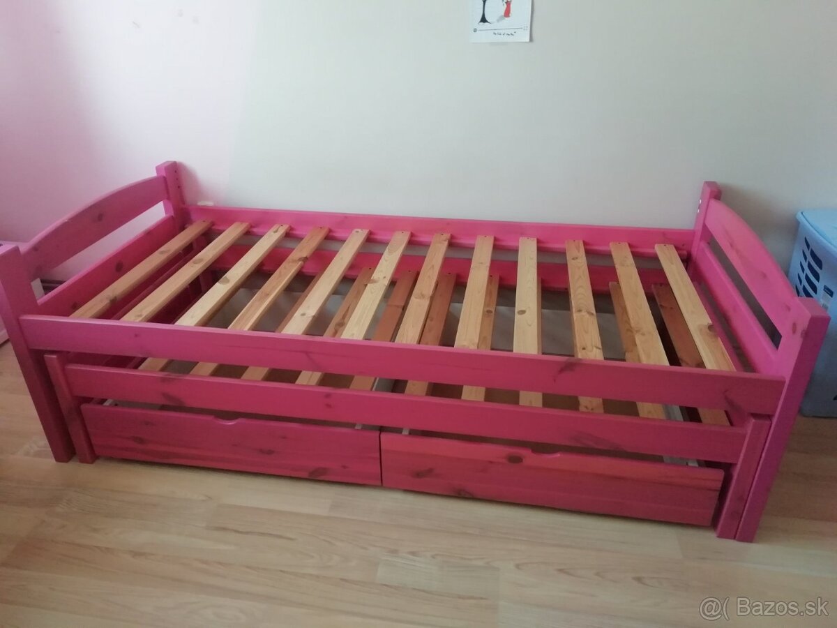Predá detskú dievčenskú posteľ. - 3